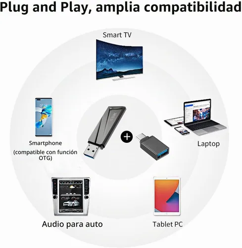 Vista 2 de SSK Unidad flash USB de 128 GB de hasta 550 MB/s USB 3.2 Gen2 Externel