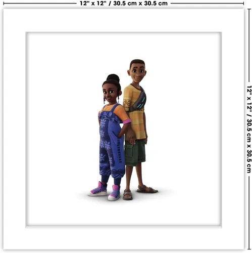 Vista 7 de Trends International Gallery Pops - Póster de pared, 12.00 x 12.00 pulgadas, versión de marco blanco Versión enmarcada en blanco
