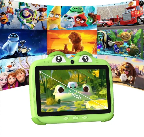 Vista 3 de Tableta para Niños de 7 Pulgadas para Niños de 3-7 Años 32GB Tabletas para Niños Pequeños Software para Niños Instalado, Tabletas Android