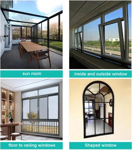 Vista 8 de Película reflectante de privacidad para ventana con bloqueo solar, película de aislamiento térmico de papel de aluminio, control de calor, tinte