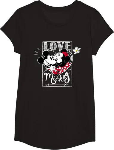 Vista 3 de Disney Mickey & Minnie Mouse Love Mickey - Camiseta para el día de San Valentín