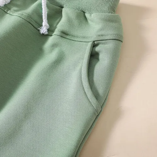 Vista 7 de Omkzanbi Big Brother Little Brother - Conjunto a juego con sudadera Big Brother y hermano menor, pantalón deportivo, ropa de otoño e invierno