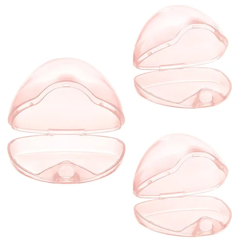 Vista 23 de Accmor Funda para chupete, estuche para chupete, contenedor para chupete para viajes, sin BPA, transparente, paquete de 2