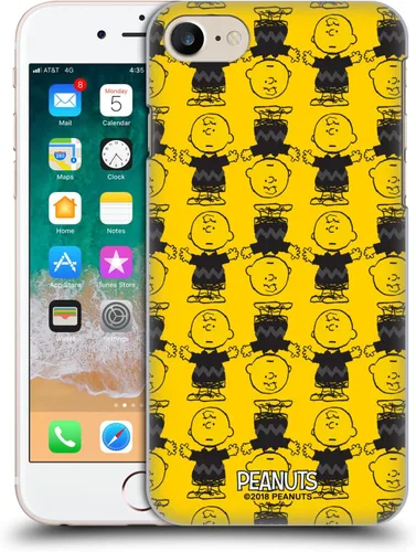 Vista 74 de Carcasa rígida para iPhone 7 y iPhone 8, diseño de cacahuetes, color marrón