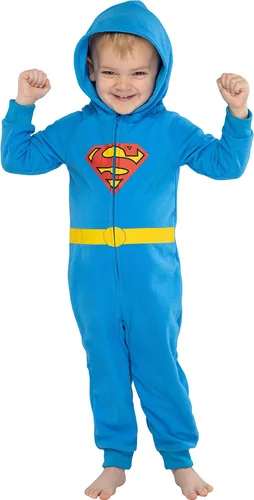 Vista 9 de DC Comics Liga de la Justicia Superhéroe Pijamas Familiares a Juego Union Suit Para Hombres, Mujeres, Niñas, Niños y Mascotas