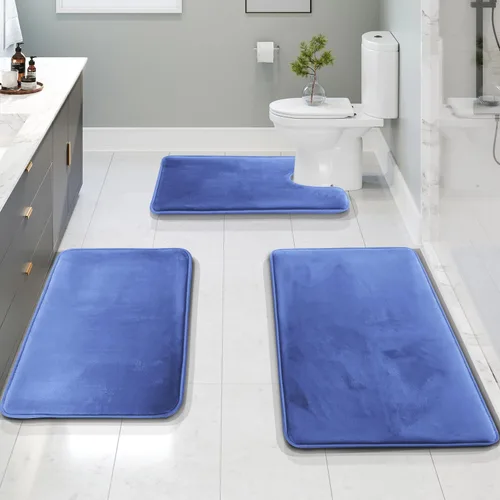 Vista 136 de Clara Clark tapete para baño, regadera o tina, de gomaespuma, negro, antiderrapante Camel Oro