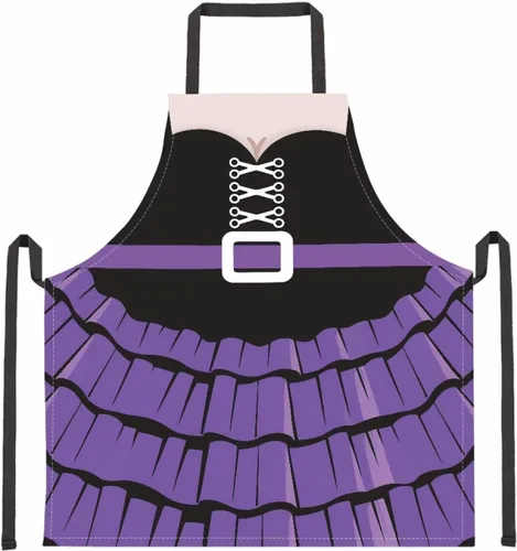 Vista 53 de Dreaweet Delantal de cocina unisex con cuello ajustable de Navidad