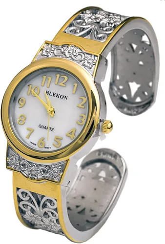 Vista 11 de Blekon Collections Reloj de pulsera de cuarzo japonés para mujer, 1.102 in, diseño elegante