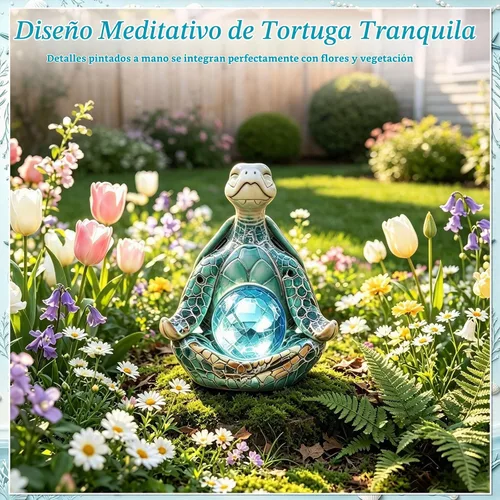 Vista 4 de Estatua solar de yoga para decoración de jardín de 6.3 pulgadas