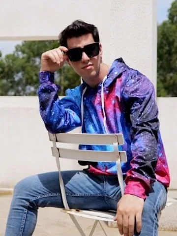 Vista 3 de uideazone Sudadera con capucha con estampado 3D para hombre y mujer, con bolsillo tipo canguro