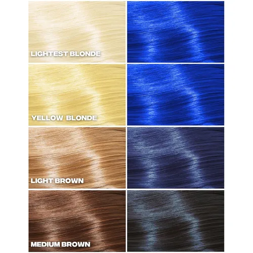 Vista 3 de Good Dye Young - Tinte semipermanente para el cabello, vegano y libre de crueldad, color azul, dura hasta 24 lavados, coloración capilar