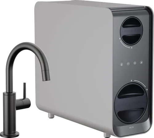 Vista 18 de Delta Faucet Clarifi - Sistema de filtro de agua de ósmosis inversa para debajo del fregadero con grifo dispensador de bebidas de acero inoxidable