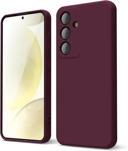 Vista 413 de oakxco Funda para teléfono Samsung Galaxy S8 de silicona líquida, delgada y fina de gel de goma suave TPU cubierta protectora simple llana
