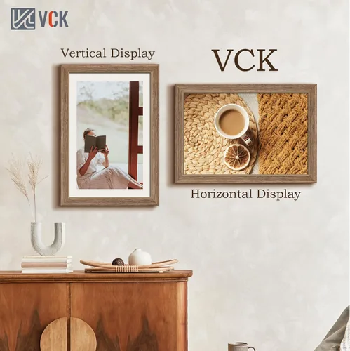 Vista 347 de VCK Marcos para póster de madera maciza de 22.375 x 34 pulgadas, marco de fotos A1 negro con montaje en pared, paquete de 3