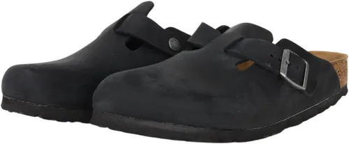 Vista 2 de Birkenstock Zuecos de gamuza Boston para mujer