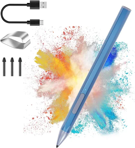 Vista 20 de Lápiz táctil para HP Envy X360 Pavilion X360 Spectre X360 Spectre X2 Envy X2 Recargable MPP 2.0 Lápiz táctil con inclinación activa con sensibilidad