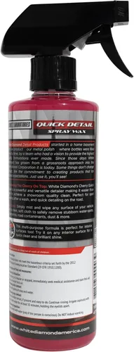 Vista 2 de Schultz Laboratories White Diamond Cherry - Spray de detalle rápido perfumado, limpiador en aerosol multiusos de 16 onzas, seguro