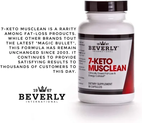 Vista 5 de 7-KETO Musclean. Pierde hasta 3 veces más grasa corporal sin perder el tono muscular. Potente píldora de dieta termogénica para hombres y mujeres.