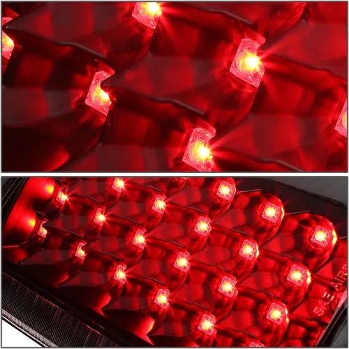 Vista 3 de Luces traseras Auto Dynasty compatibles con 00-06 GMC Yukon, Chevrolet Tahoe, Suburban XL 1500 2500, lámparas LED de freno para lado del conductor