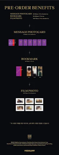 Vista 6 de WONHO - OBSESSION (1er álbum único) Álbum (1+2+3 ver)