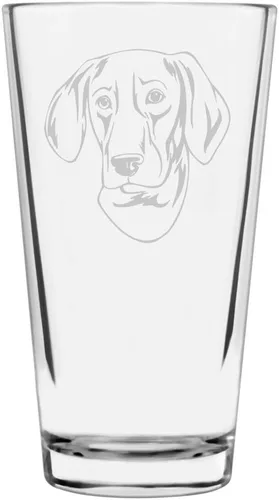 Vista 191 de Podenco Canario - Vaso de pinta de 16 onzas con temática de perro personalizado