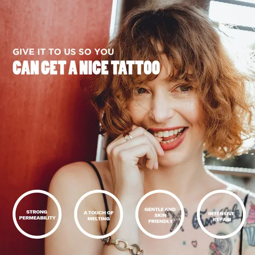 Vista 4 de VANERIA Loción para tatuajes, hidratante y curación para tatuajes, mantiene tu tinta con un aspecto fresco, el cuidado del tatuaje evita
