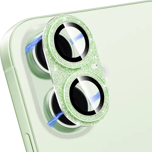 Vista 103 de Protector de Lente de Cámara para iPhone 14 / iPhone 14 Plus Película de Cubierta de Cámara de Metal, Vidrio Templado 9H, Antiarañazos, Compatible