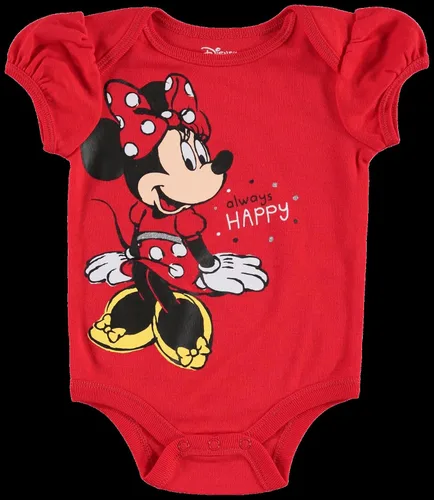 Vista 2 de Disney Conjunto de 4 piezas de Minnie Mouse overol con pantalones y gorro con peto