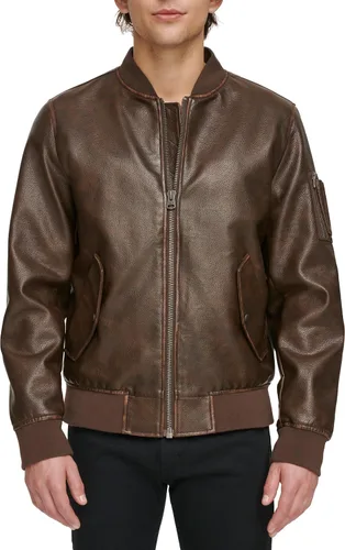 Vista 8 de Chaqueta universitaria bomber de piel sintética Levi's para hombre