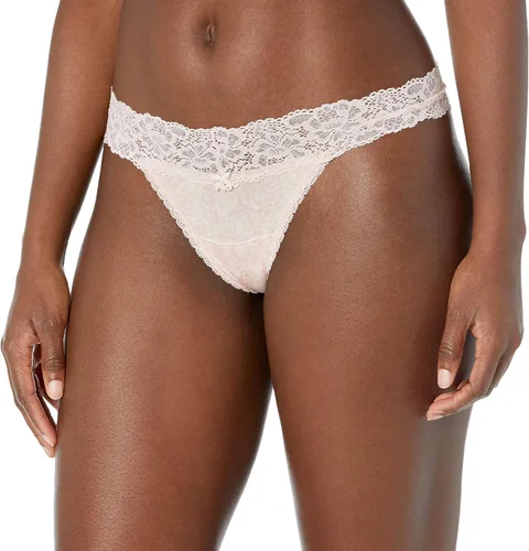 Vista 11 de Maidenform Panty Dream con tanga de encaje para mujer Mantequilla de Canela/Cacao Cálido/Negro