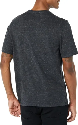 Vista 3 de Tienda Essentials Camiseta de manga corta con cuello redondo para hombre, ajuste regular, paquete de 2