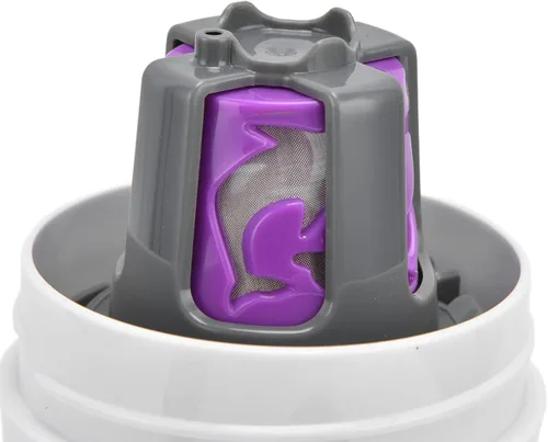 Vista 7 de Cafetera portátil, máquina de una sola porción, prevención de fugas laterales de 360 grados, goteo manual para viajes, camping, oficina, uso Gris