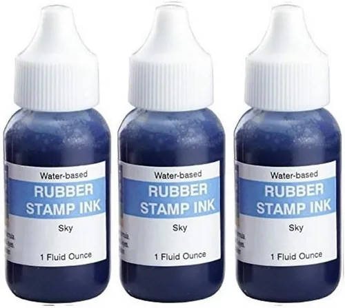 Vista 6 de Infusion Botellas de repuesto de tinta de sellos, 1 onza, paquete de 3, color negro