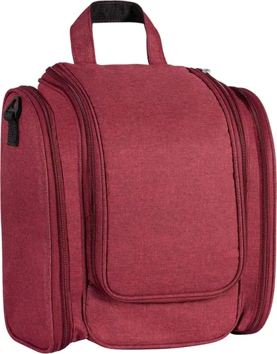 Vista 2 de Neceser de viaje multifuncional colgante para mujeres y hombres, organizador de baño y ducha, bolsa de higiene con soportes de banda elástica