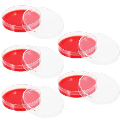 Vista 3 de 10pcs Agar Placas Agar Medio Biológico Determinar Equipo Laboratorio Ciencia y Seguridad
