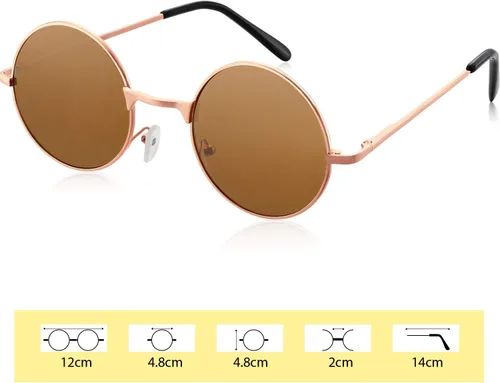 Vista 2 de Juego de accesorios de vestir hippie con gafas hippie y collar con signo de paz
