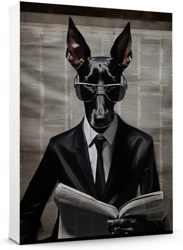 Vista 158 de Thuan Affenpinscher - Póster de lienzo con tus fotos, arte de pared para decoración del hogar, regalo conmemorativo para amantes de las mascotas