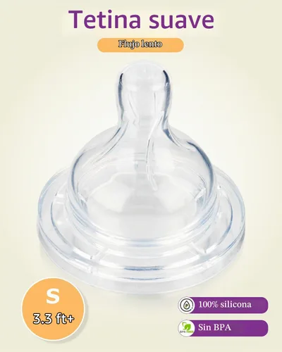 Vista 2 de Pezones de silicona para biberones anticólicos Philips Avent, tamaño 1, para bebés de 1 mes o más, flujo lento, 4
