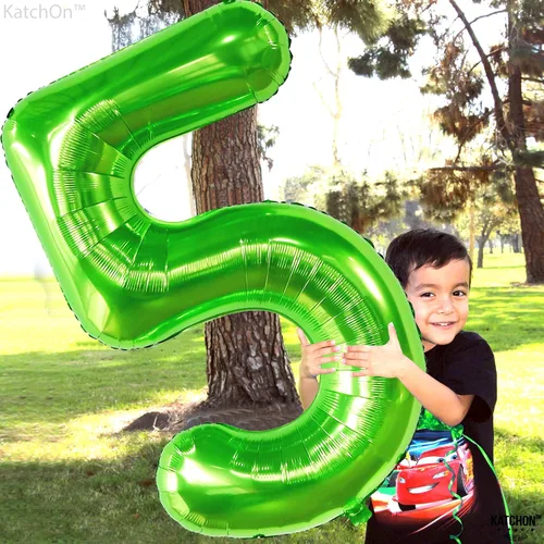 Vista 805 de KatchOn Globo negro del número 1 de 40 pulgadas, globo de feliz cumpleaños Large Mylar Number One Balloon for 1st Birthday Decorations, Foil