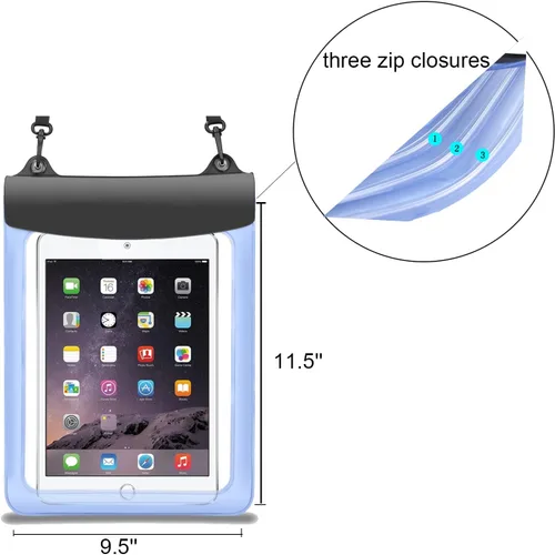 Vista 4 de Funda impermeable para tablet Samsung Galaxy Tab A9+ Plus, A9, S9, S9 FE, S9+, A7 Lite, S6 Lite, S8, S8+, A8 10.5, A 10.1, S4, iPad 10.9 10.2, iPad