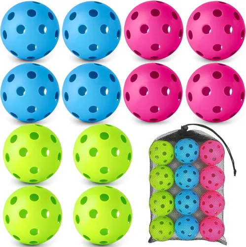 Vista 26 de Mototo 12/30/60 Pelotas de béisbol de práctica para golpear, pelotas de béisbol suaves de plástico de 2.8 pulgadas para práctica, pelota suave