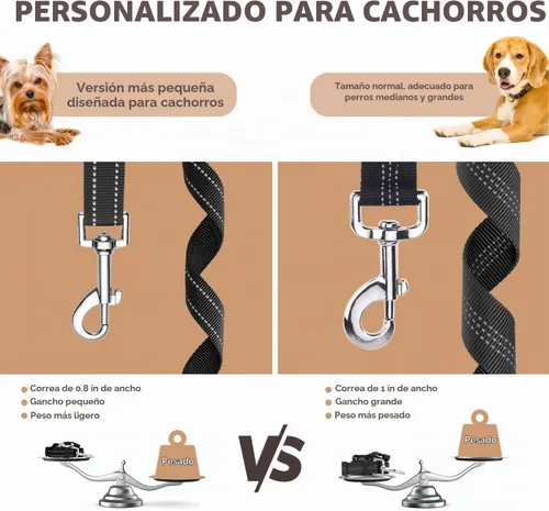 Vista 2 de SlowTon Correa de cinturón de seguridad para perro para auto, paquete de 2 arneses ajustables con amortiguador elástico, correa de 2 en 1 para a.
