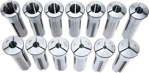 Vista 10 de Juego de pinzas R8 de 6pcs 1/8" - 3/4" pinzas R8 para fresadora