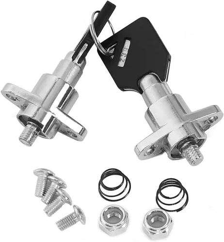 Vista 9 de ECOTRIC Kit de cierre de hardware para alforja rígida Compatible con Harley Touring Road King Street Glide Electra Glide Ultra-Classic FLT FLHT