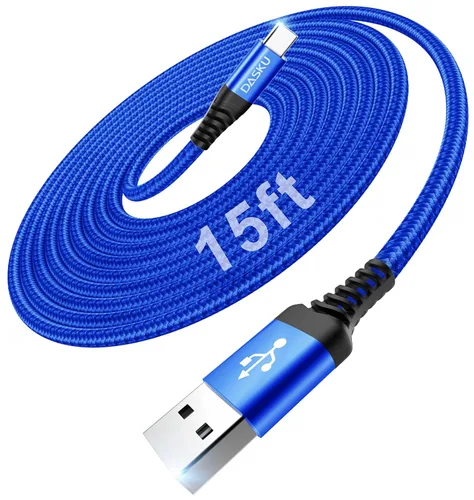 Vista 11 de Dasku iPhone 17 USB C a USB C de carga rápida, 60 W (3.1 A), paquete de 2 cables cargador de carga de 3 pies tipo C para iPhone 17/16/15/15 Plus/15