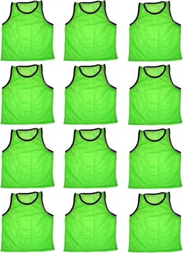 Vista 37 de BlueDot Trading Adult & Youth Scrimmage Training Vests for Soccer, Basketball & More – Available in 1, 6, 12, 24 Packs Naranja
