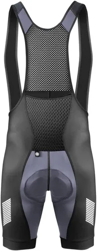 Vista 2 de AEROTECHDESIGNS Men's USA Elite Padded Cycling Bib-Shorts Made in USA Performance Long Distance Bibs