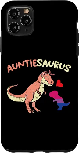 Vista 11 de iPhone 14 Auntiesaurus Gay Aunt Dinosaur Dino LGBTQ Bisexual Flag Bi Case
