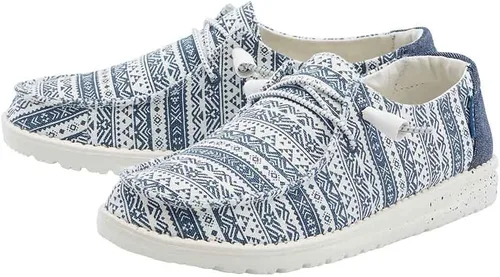 Vista 94 de Hey Dude Wendy - Zapatos de mujer, mocasines sin cordones para mujer, cómodos y ligeros