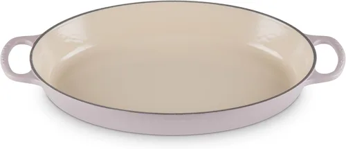 Vista 13 de Le Creuset - Cacerola ovalada de hierro fundido esmaltado Signature, 3 cuartos, modelo Caribbean
